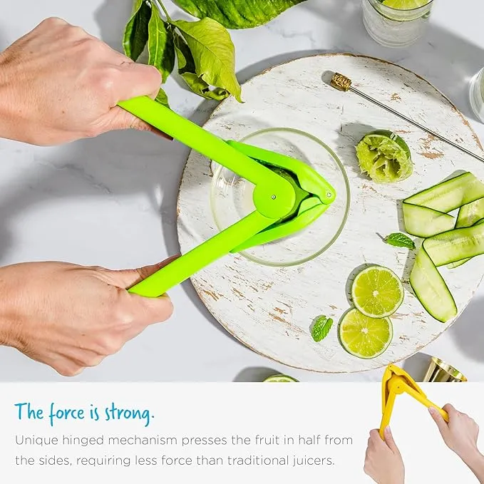 10” Lemon Juicer, Easy-Squeeze Manual, Folds Flat, Ergonomic Handle