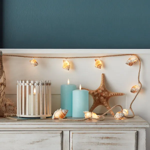 10 Seashell Fairy Lights