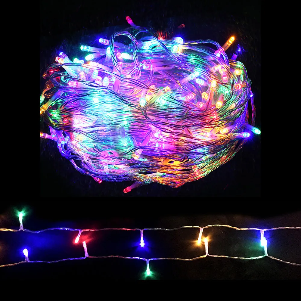 100M Christmas String Lights 500LED Multi Colour