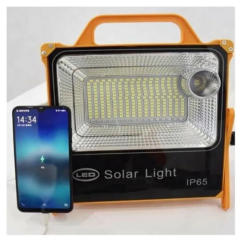 100W Solar Powered Portable Flood Light -Ja-Fl-02S100W