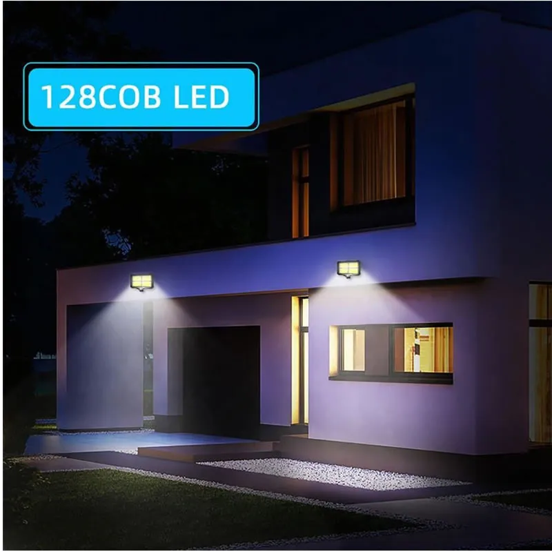 128 Cob Split Solar Wall Light Lf-1530