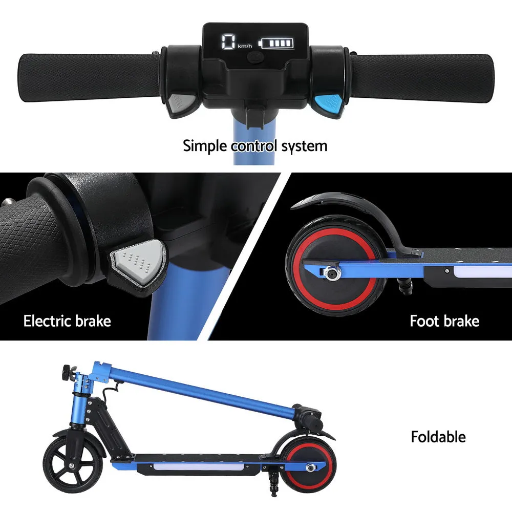 130W Foldable Electric Scooter with LED & RGB Lights - [Brand Name]