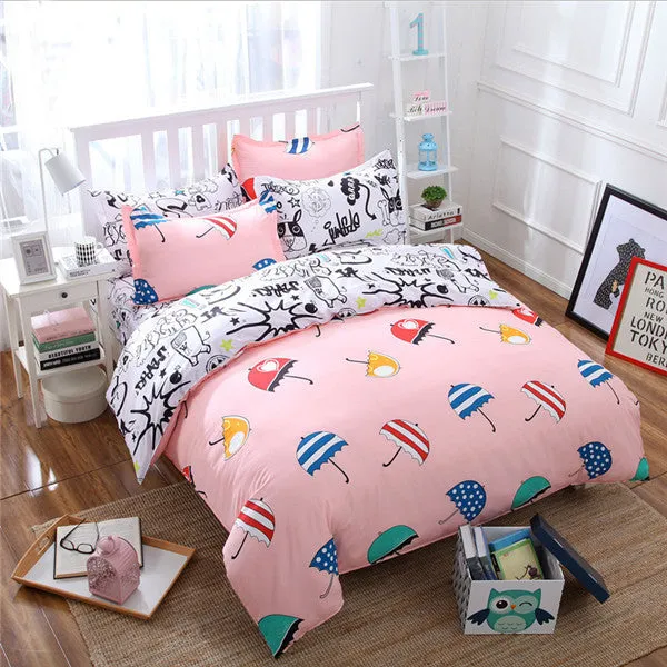 2017 new style fashion style queen/full/twin size bed linen set bedding set sale bedclothes duvet cover bed sheet pillowcases