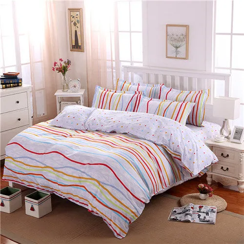 2017 new style fashion style queen/full/twin size bed linen set bedding set sale bedclothes duvet cover bed sheet pillowcases