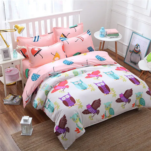 2017 new style fashion style queen/full/twin size bed linen set bedding set sale bedclothes duvet cover bed sheet pillowcases