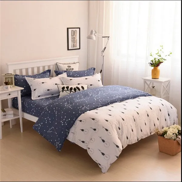 2017 new style fashion style queen/full/twin size bed linen set bedding set sale bedclothes duvet cover bed sheet pillowcases