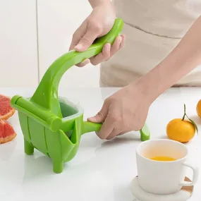 2203 Manual Plastic Fruit Juicer, Hand Press Lemon Squeezer Hand Juicer Citrus Press Juicer Fruit Extractor Tool for Orange, Limes, Lemon ( Brown Box )