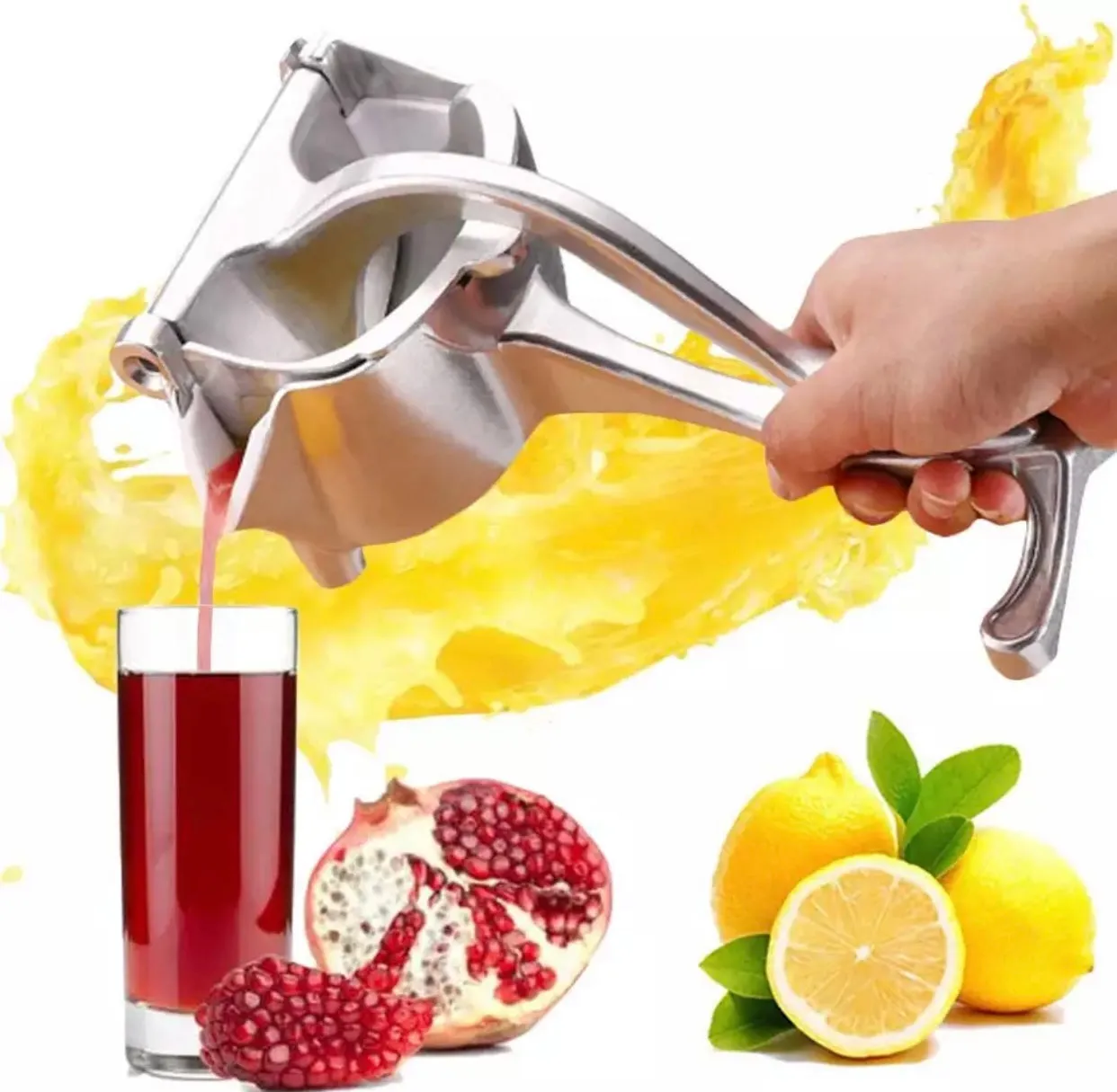 2445 Manual Aluminium and Steel Fruit Press Juicer