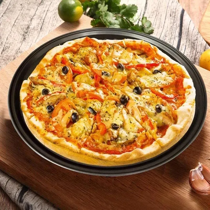 33cm Non Stick Round Pizza Tray