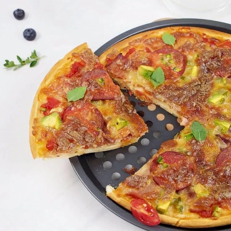 33cm Non Stick Round Pizza Tray