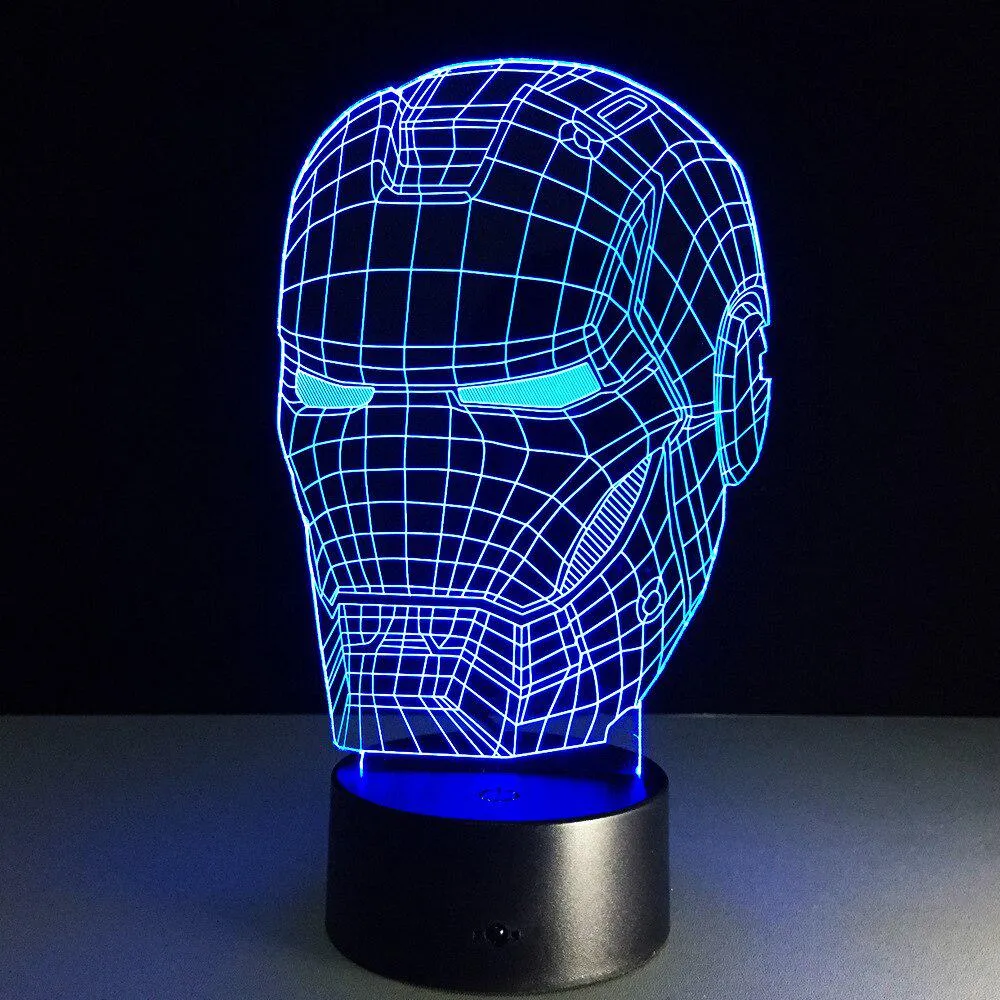 3D Visual Lamp Colors Change Optical Illusion Touch Table Desk LED Night Light Home Decoration