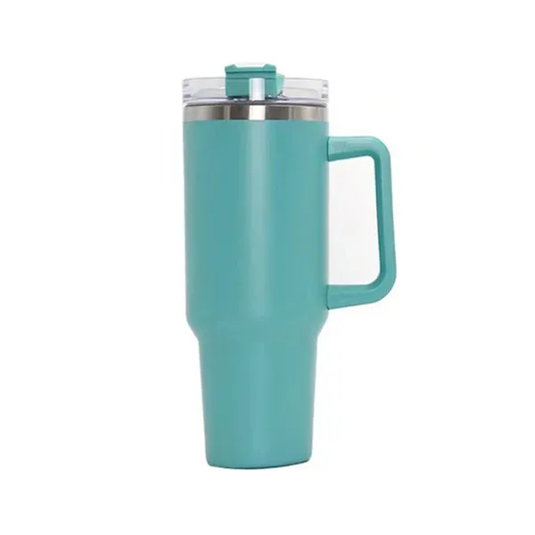 40 OZ.  Plain Tumbler w/Handle