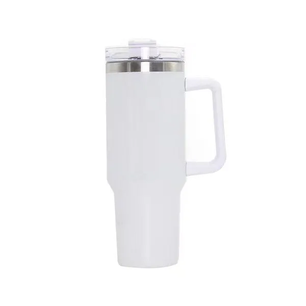 40 OZ.  Plain Tumbler w/Handle