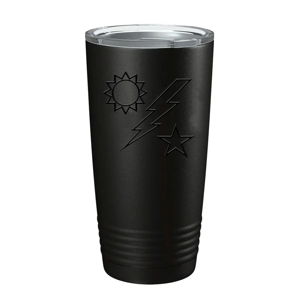 75th Star Sun Bolt Tumbler