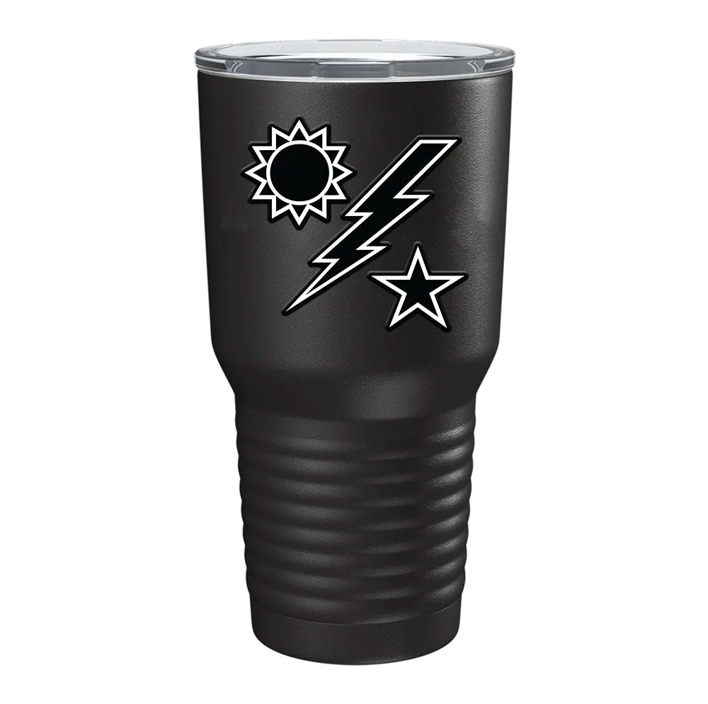 75th Star Sun Bolt Tumbler