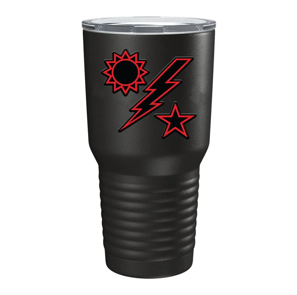 75th Star Sun Bolt Tumbler