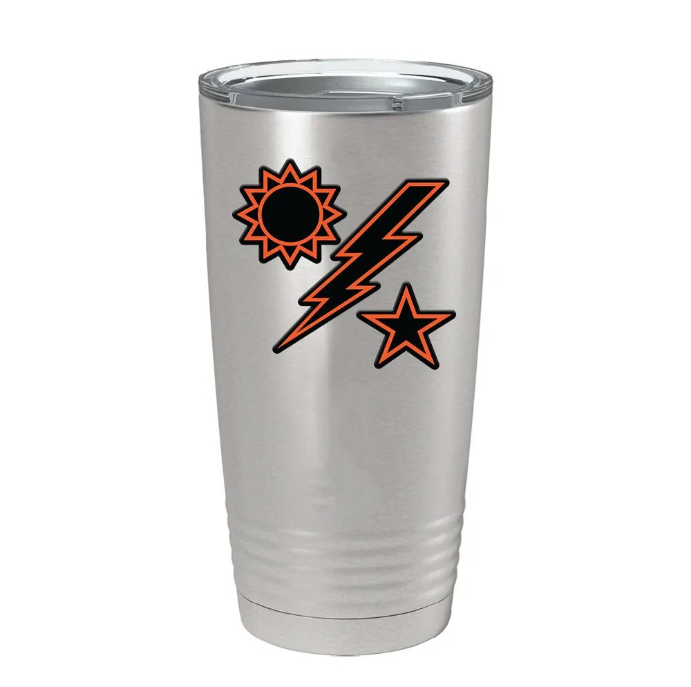 75th Star Sun Bolt Tumbler