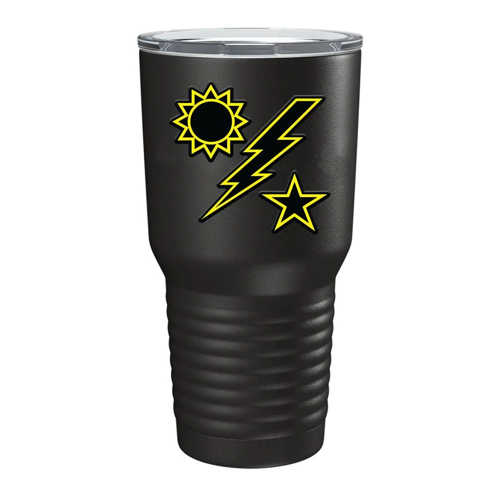 75th Star Sun Bolt Tumbler