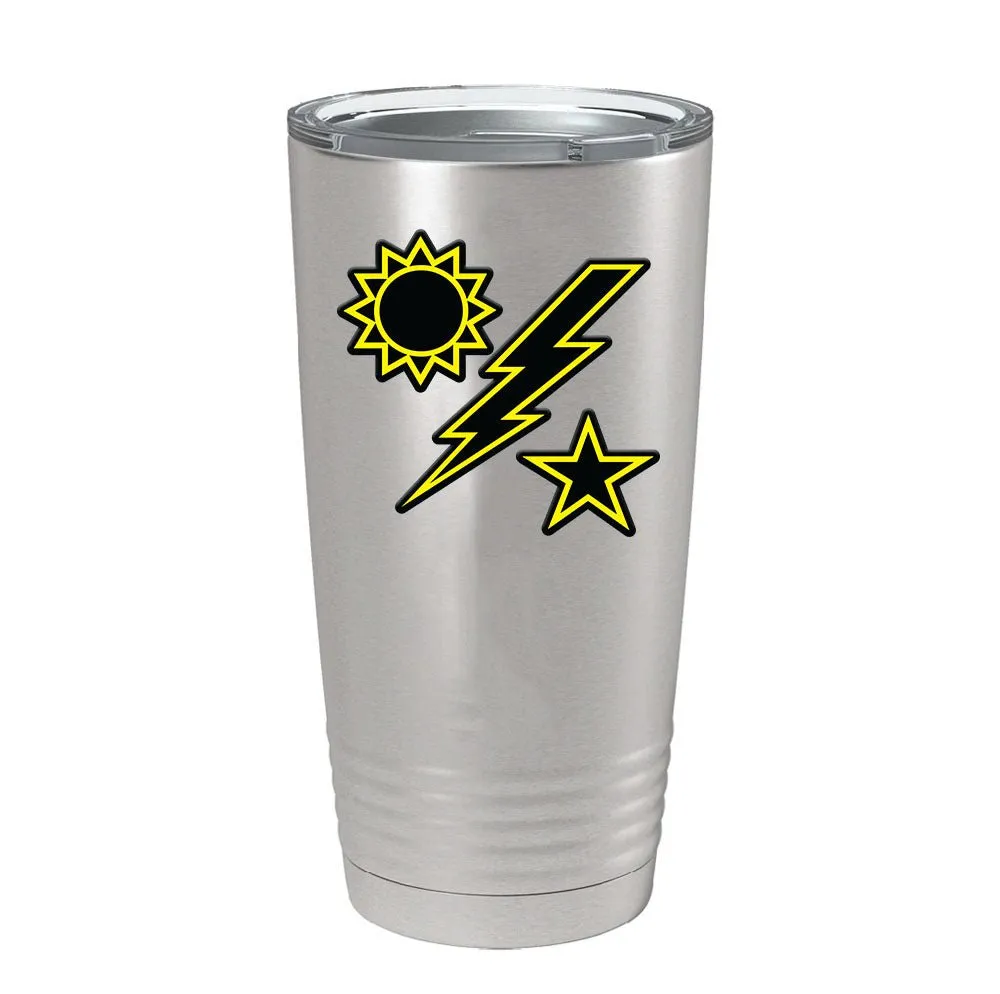 75th Star Sun Bolt Tumbler