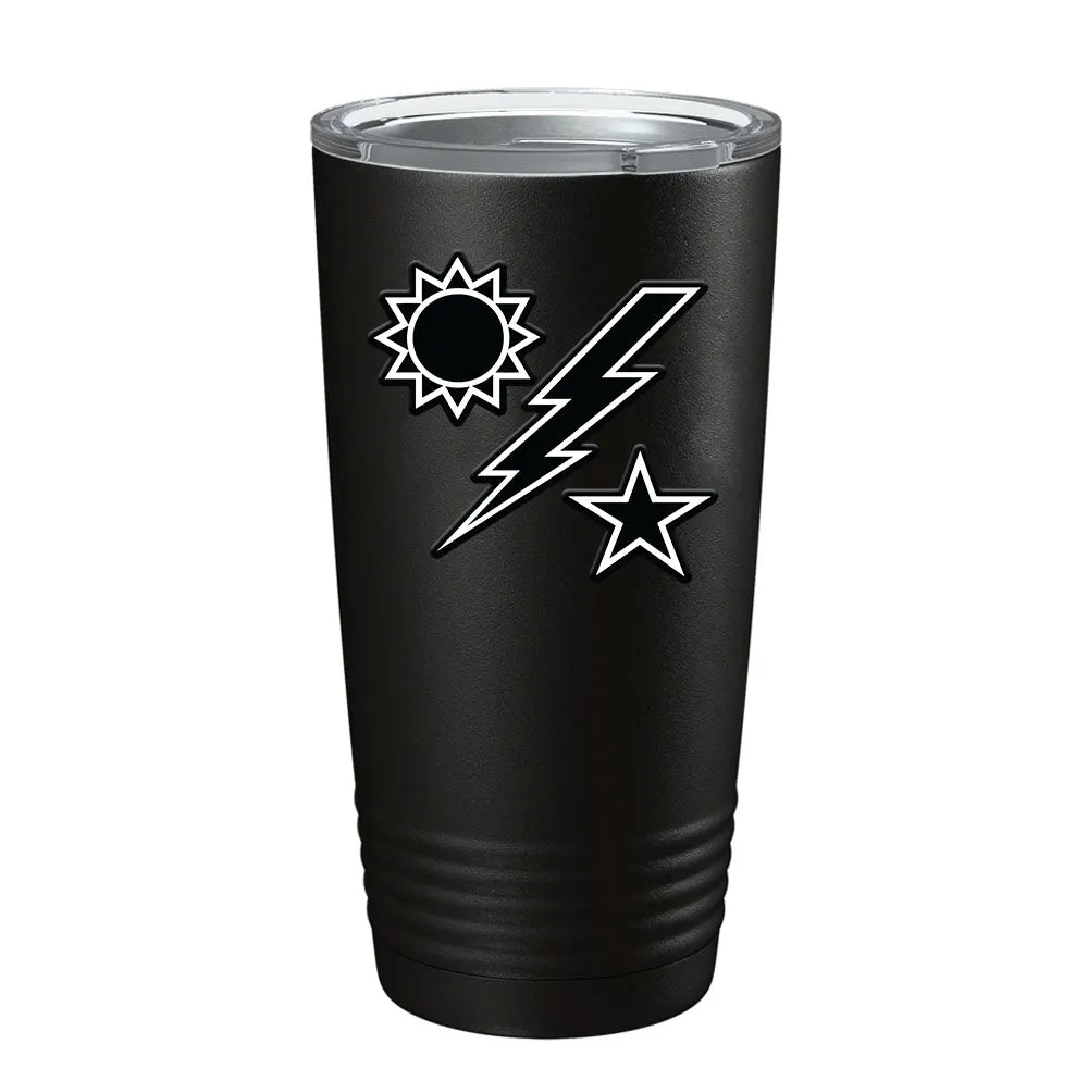 75th Star Sun Bolt Tumbler