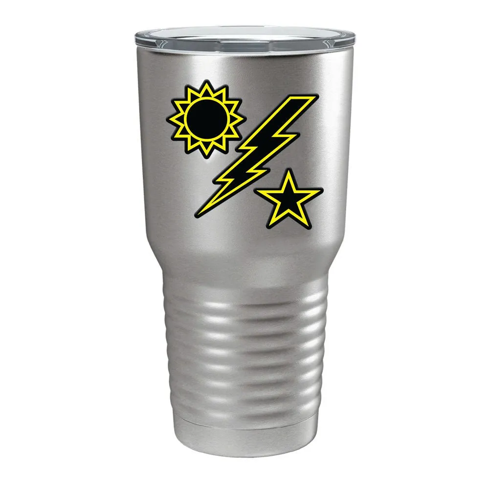 75th Star Sun Bolt Tumbler