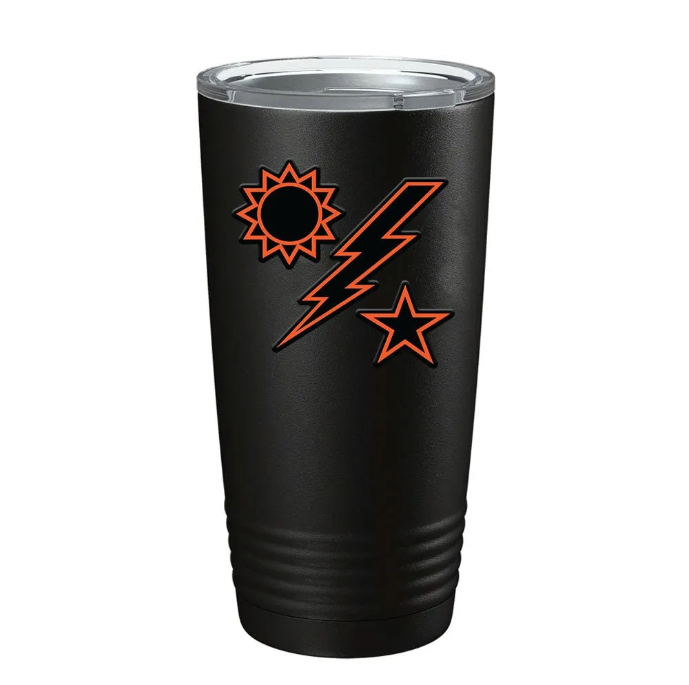 75th Star Sun Bolt Tumbler