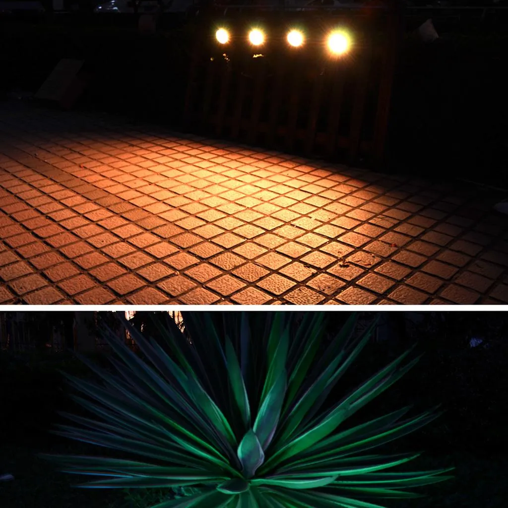 9 LED Spotlight Outdoor Solar Lawn Light Waterproof For Home/Garden/Wedding