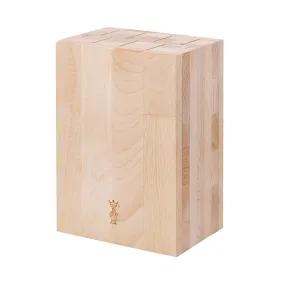 9-Slot Beech Wood Knife Block