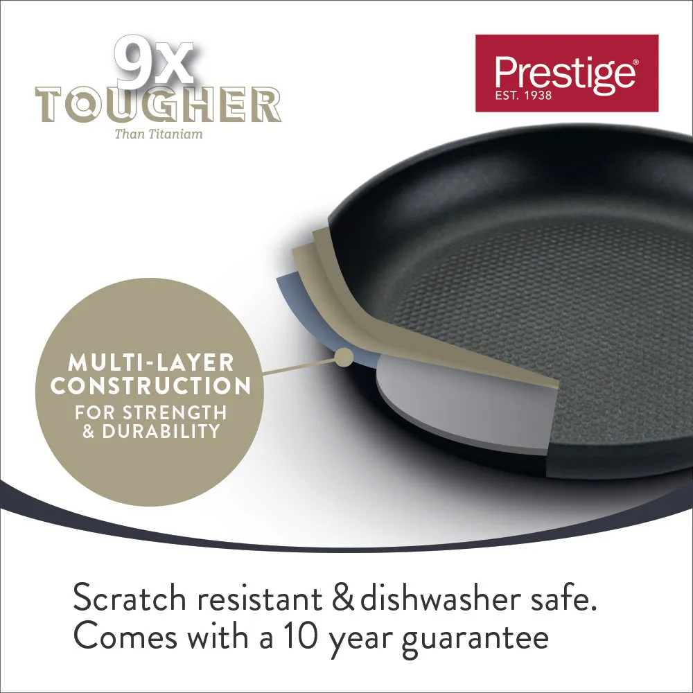 9 X Tougher Non-Stick Egg Poacher Pan