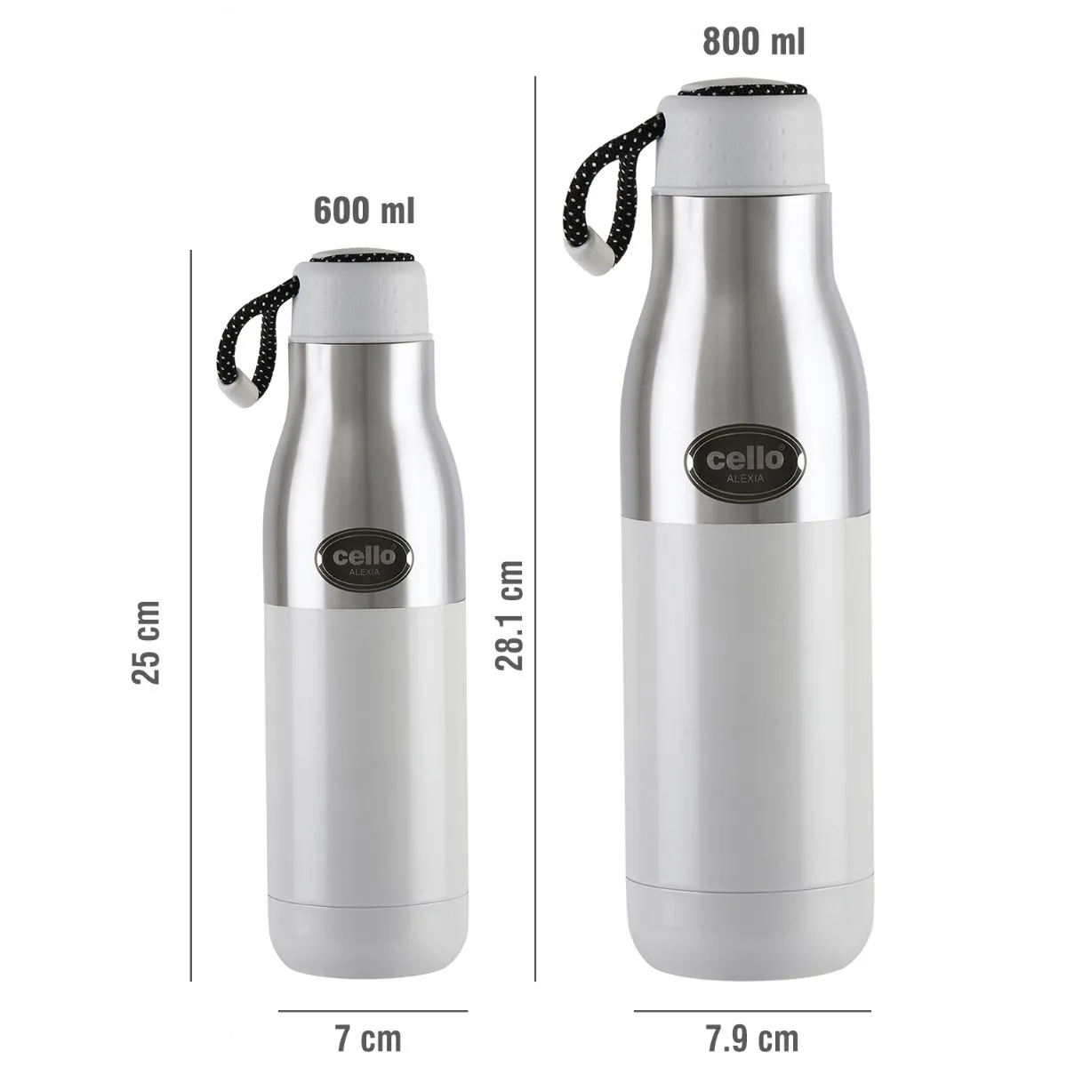 Alexia Flask, Vacusteel Water Bottle, 800ml