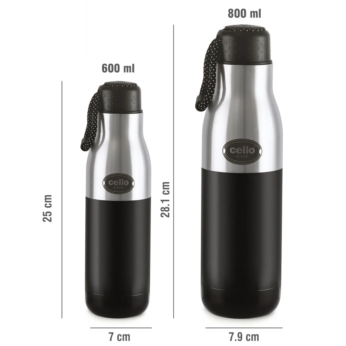 Alexia Flask, Vacusteel Water Bottle, 800ml