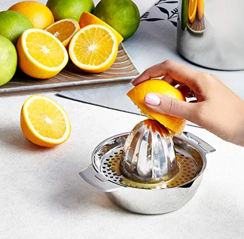 Amazon Brand - Solimo Stainless Steel Lime Juicer