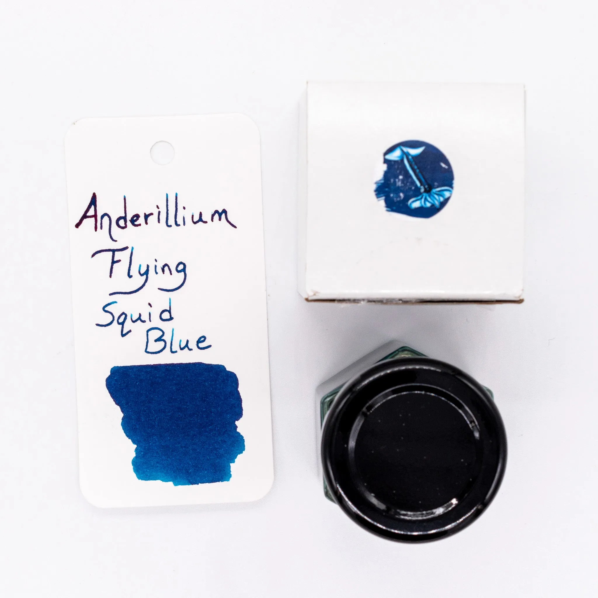 Anderillium Flying Squid Blue Ink Bottle