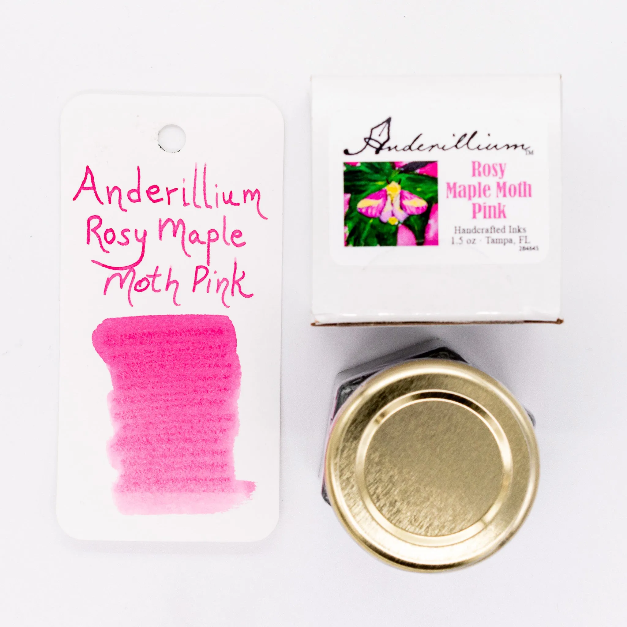 Anderillium Rosy Maple Moth Pink Ink Bottle