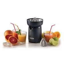 Ariete Citrus Juicer 40W 2 Removable ConesDust, Dark Gray