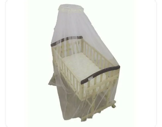 BABY CARE Crib/cradle Without Matress With Mosquito Net, Dimensions: 101×12×61.5 cm