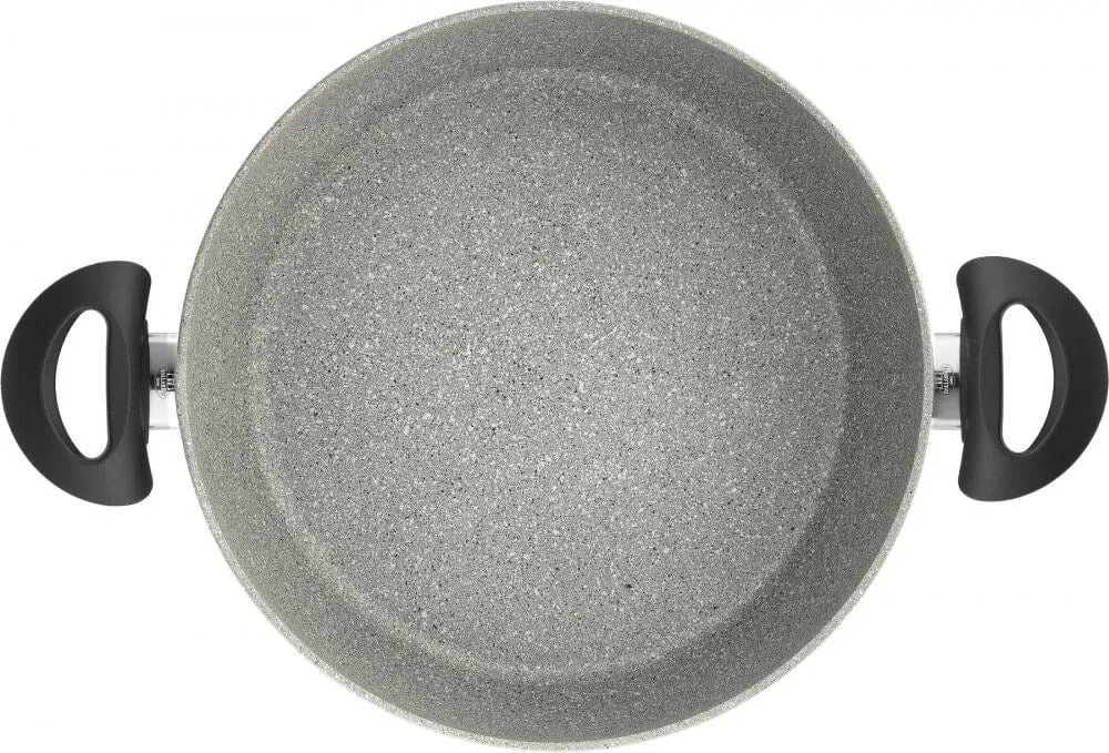 Ballarini Ferrara Deep Frying Pan With 2 Handles 28 Cm Granite Ferg3k0.28D