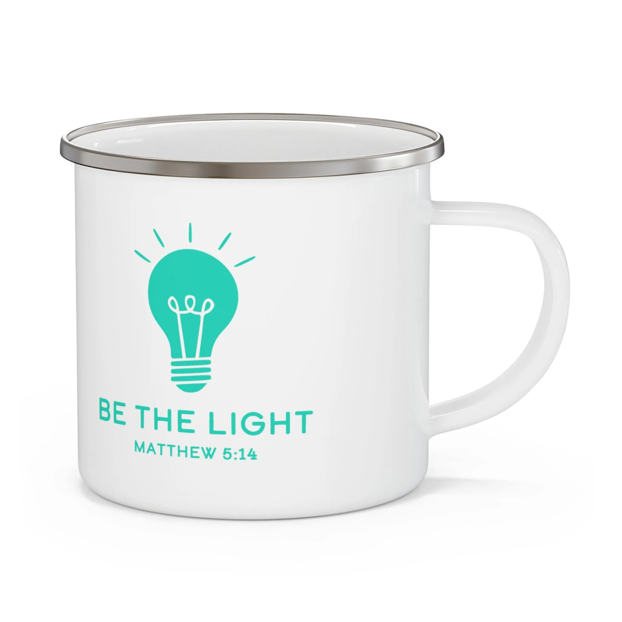 Be The Light Enamel Camping Mug