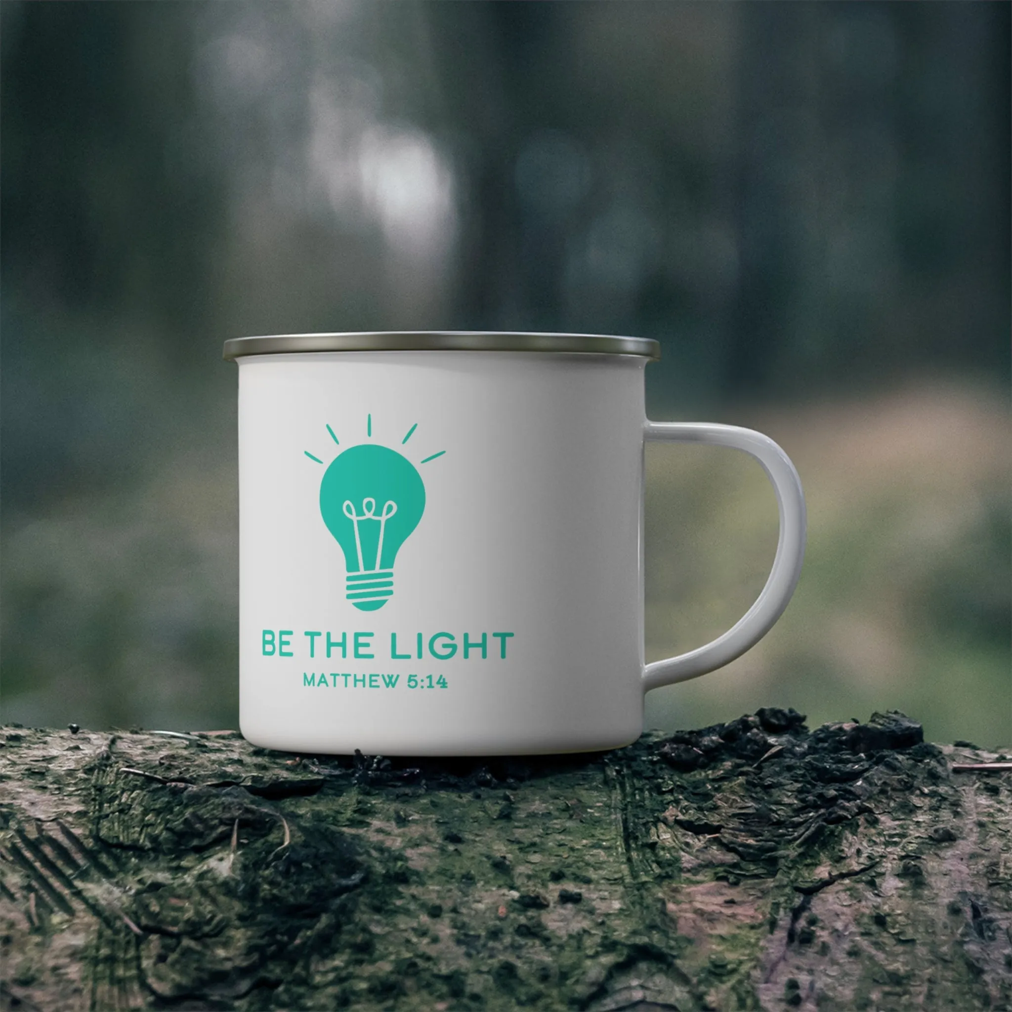 Be The Light Enamel Camping Mug