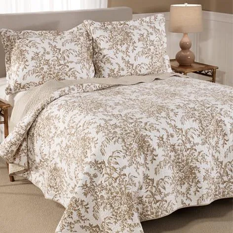 Bedford Mocha Quilt Set