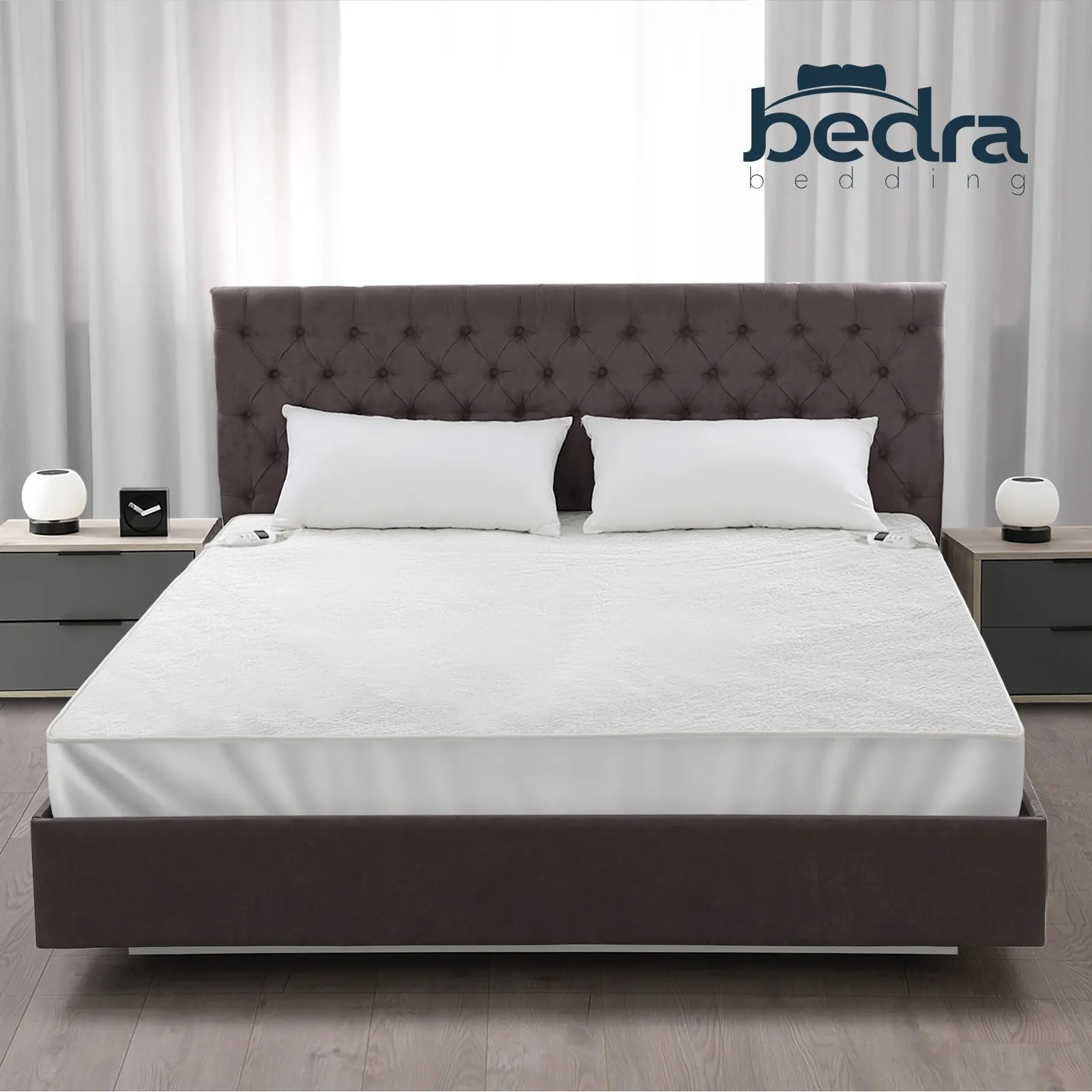 Bedra Electric Blanket Fleece Heated Fully Fitted Winter Pad Washable King