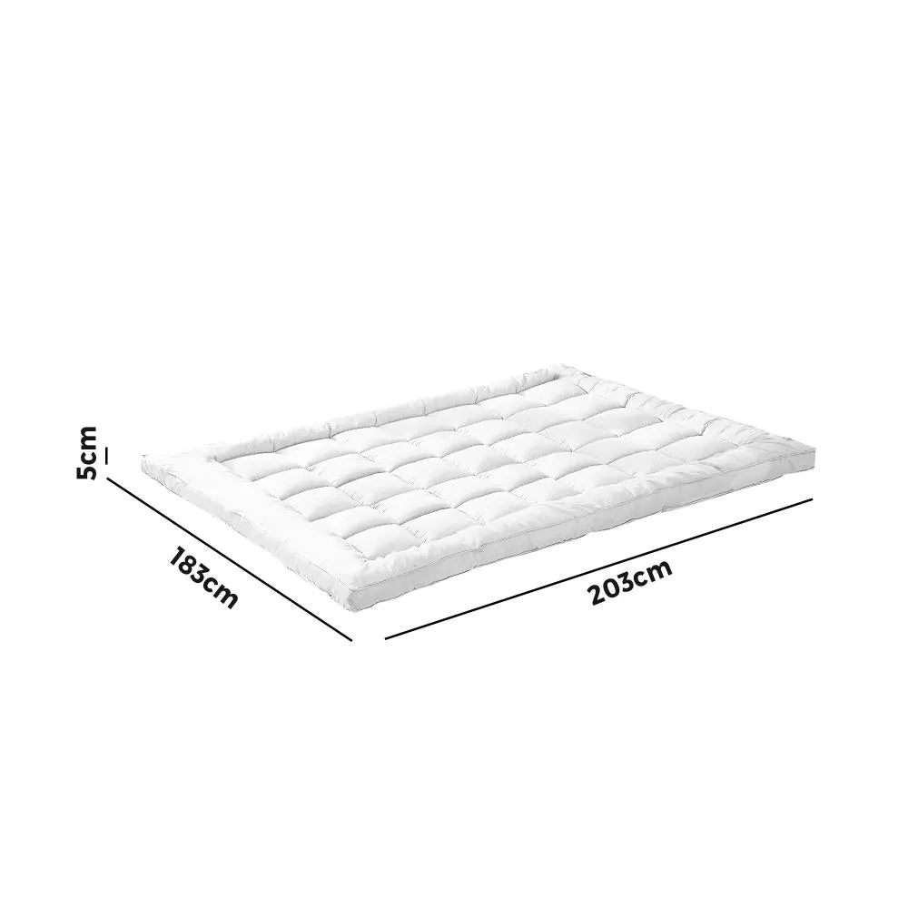 Bedra Mattress Topper Microfibre Pillowtop Protector Underlay Pad King