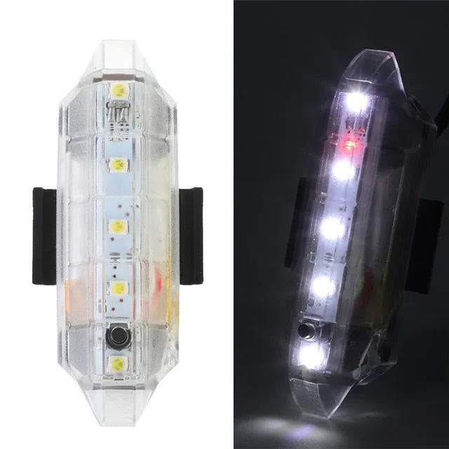 Bike Light USB LED Rechargeable Set Mountain Cycle Front Back Headlight