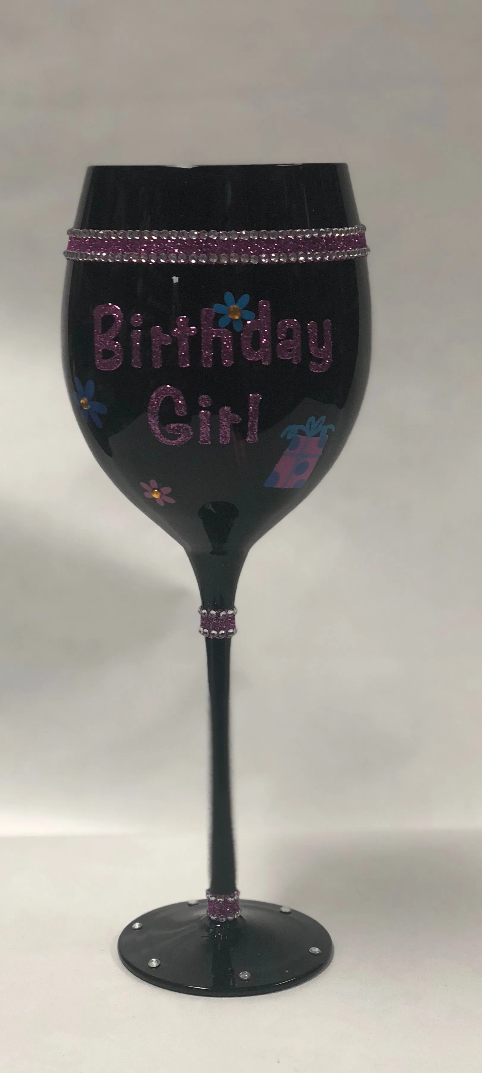 Birthday Girl Wine Glass