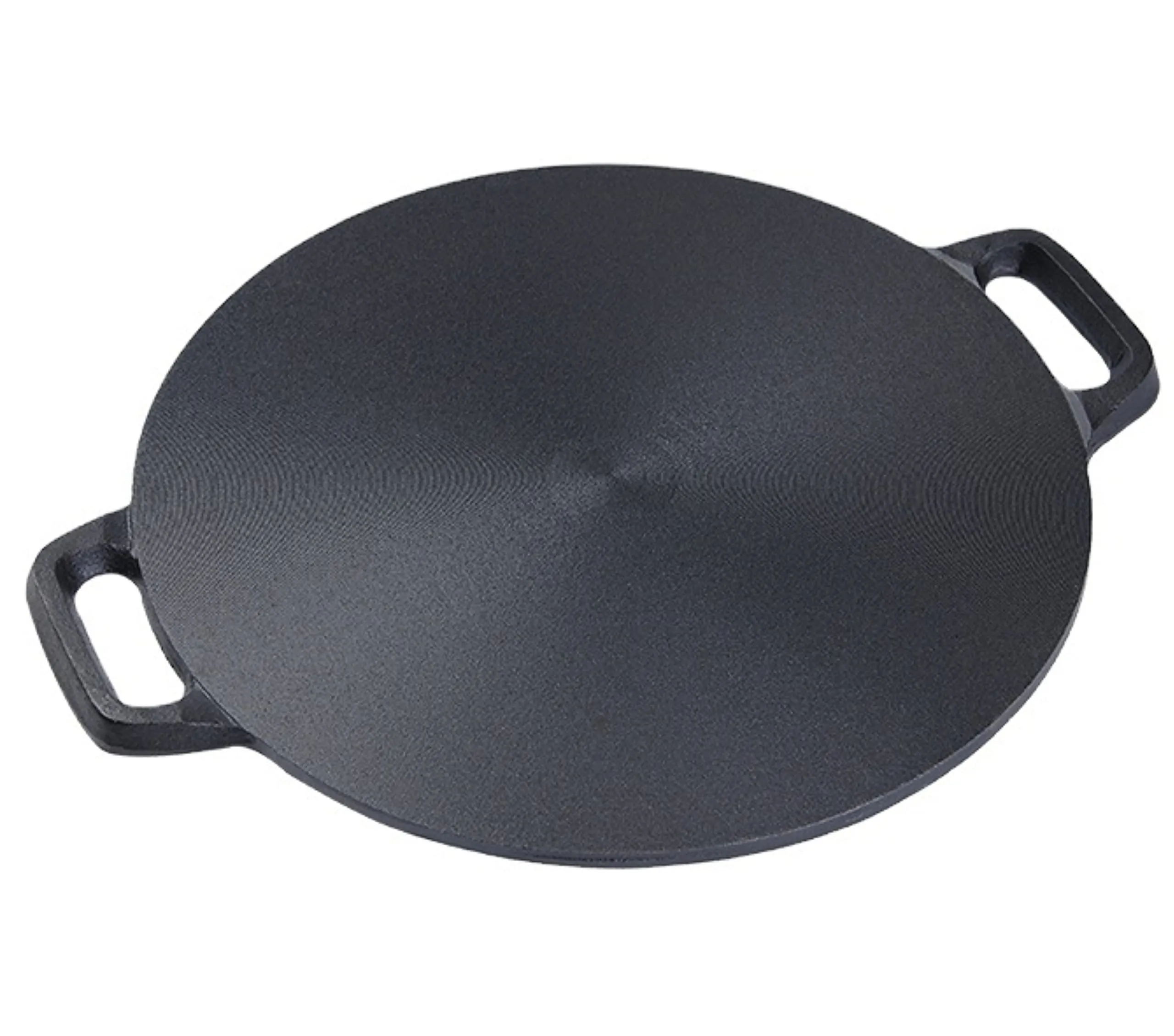 Bruntmor Pre-Seasoned Cast Iron Grill Pan for Outdoor/Indoor Cooking. 16" Large Skillet