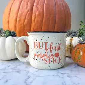 But First, Pumpkin Spice Campfire Coffee Mug