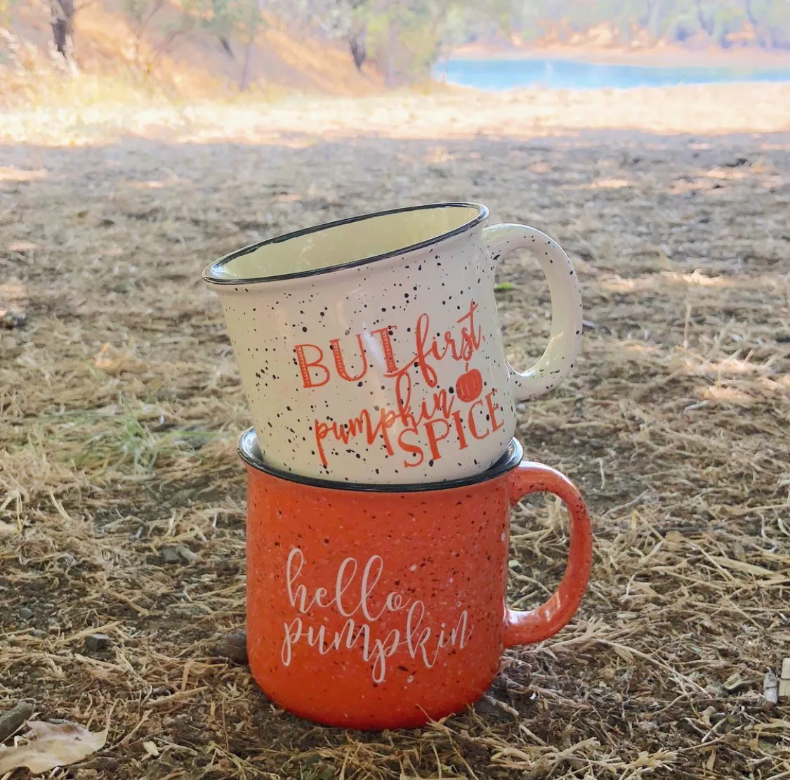 But First, Pumpkin Spice Campfire Coffee Mug