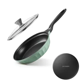 Cast Aluminum Nonstick Frying Pan &  Heat Diffuser - Bundle Offer