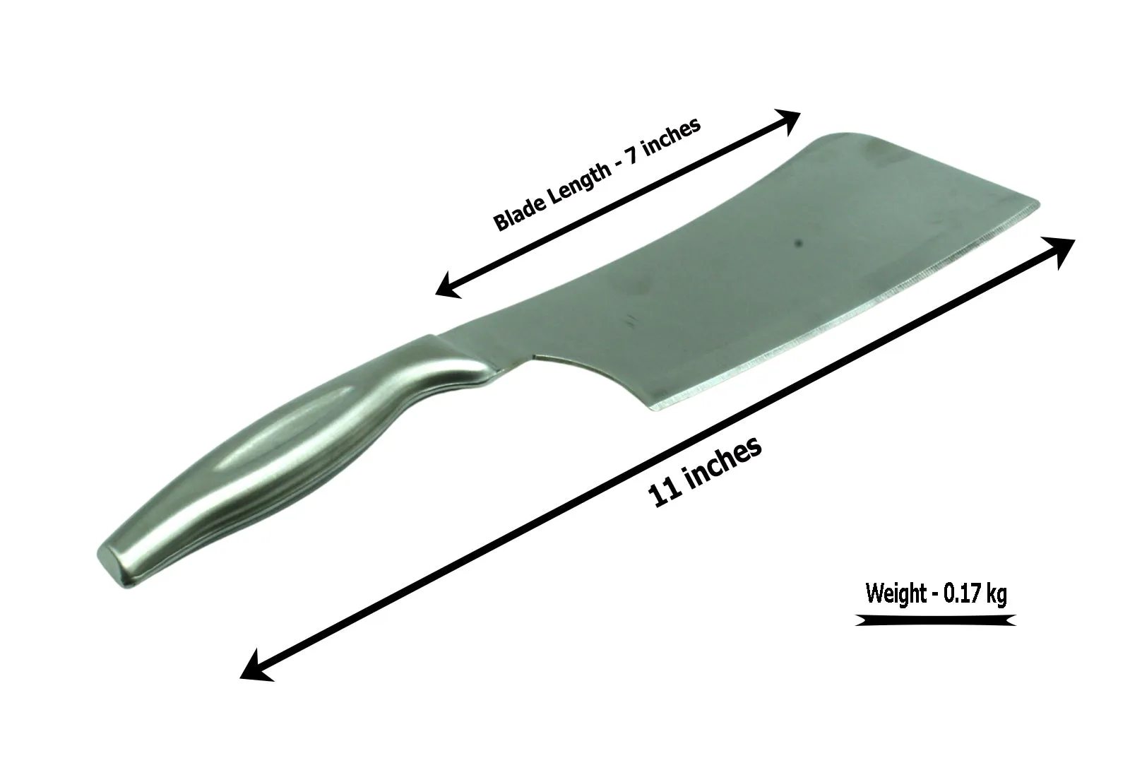 Cast Stainless Steel Meat Cleaver Knife | Large | 0.17 Kgs