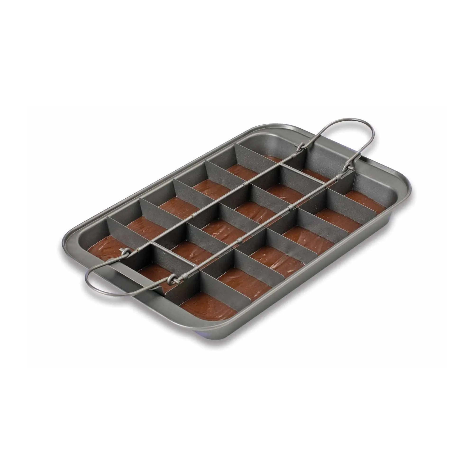 Chicago Metallic Non-Stick Three Piece Brownie Pan Set